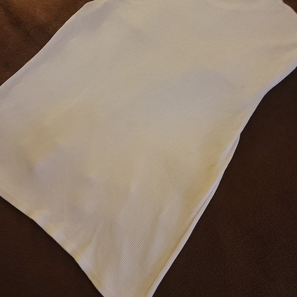 Levi's Strauss & Co. Floral Long Sleeve Shirt | Cream/Black | Medium - Picture 10 of 12